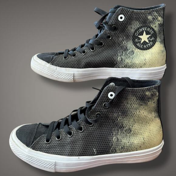 Unisex Men's 9 Women's CONVERSE Chuck Taylor Dark SIde of the Moon Sneakers EUC - Picture 3 of 11